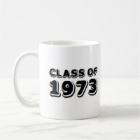 class of 1973 coffee mug