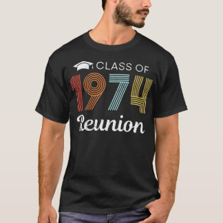 Class Of 1974 50Th Reunion High School Graduation T-Shirt