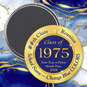 Class of 1975, Customisable Class Reunion Magnets