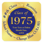 Class of 1975, Customisable Class Reunion Stickers
