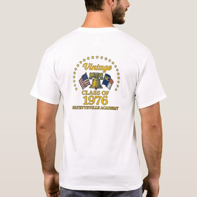 Class of 1976 Fayetteville Academy Reunion T-Shirt (Back)