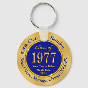 Class of 1977, Custom, Class Reunion Party Favours Key Ring