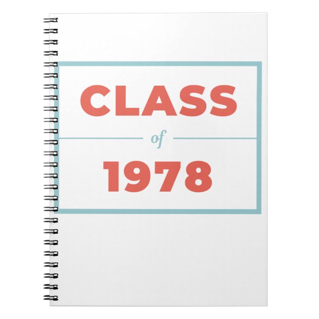 Class of 1978 notebook (Front)
