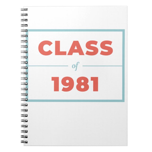 Class of 1981 notebook (Front)