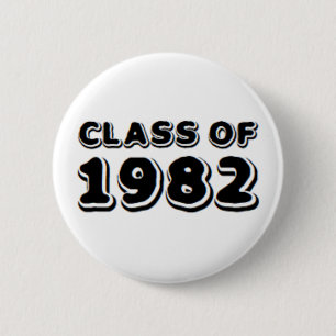class of 1982 6 cm round badge