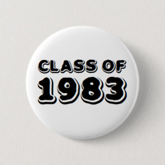class of 1983 6 cm round badge