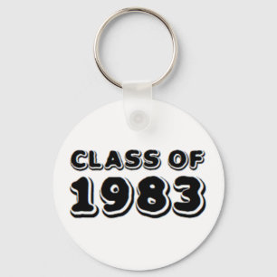 class of 1983 key ring