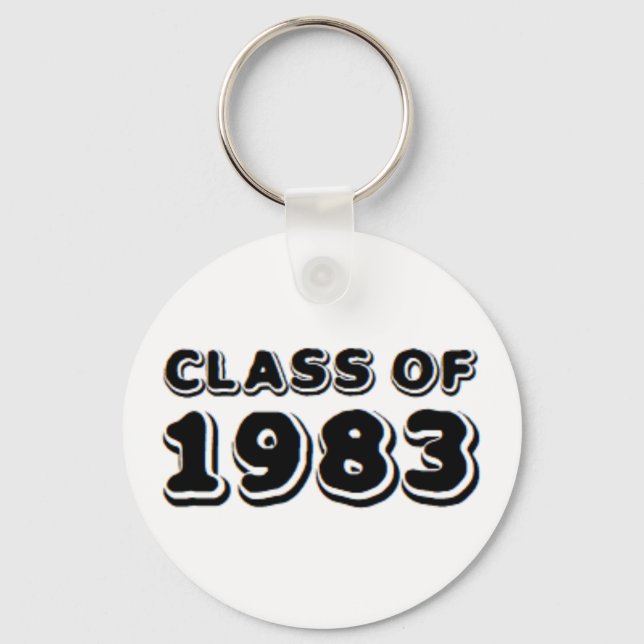 class of 1983 key ring (Front)