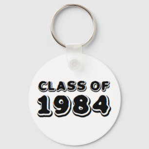 class of 1984 key ring