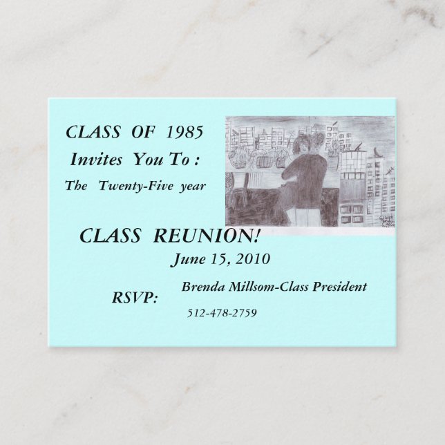 CLASS  OF  1985, Invites  You To :, ... (Front)