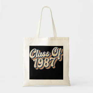 Class of 1987 High School Reunion Vintage  Tote Bag