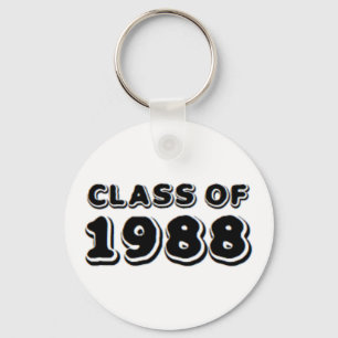 class of 1988 key ring