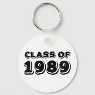 class of 1989 key ring