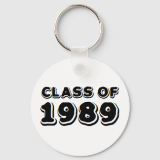 class of 1989 key ring