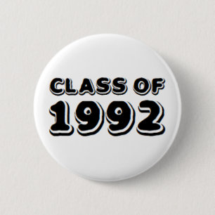 class of 1992 6 cm round badge