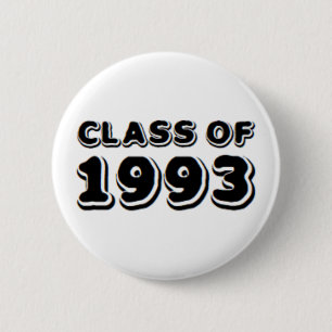 class of 1993 6 cm round badge