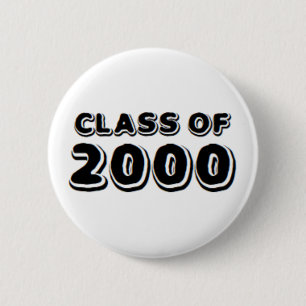 class of 2000 6 cm round badge