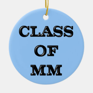 Class of 2000 ceramic tree decoration