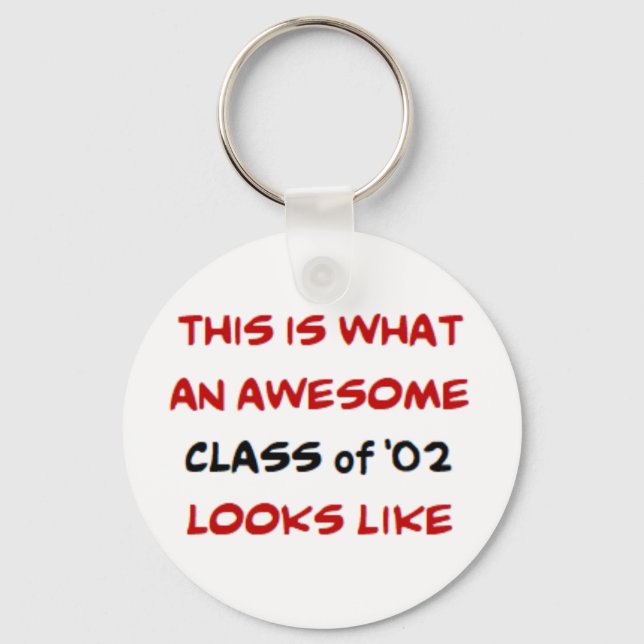 class of 2002, awesome key ring (Front)