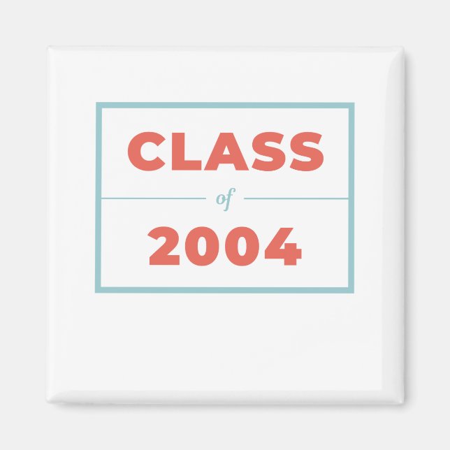 Class of 2004 magnet (Front)