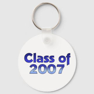 Class of 2007 Blue & White Key Ring