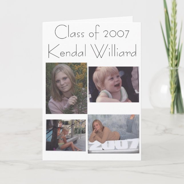 Class of 2007Kendal Williard Invitation (Front)