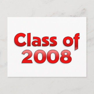 Class of 2008 - Red Postcards