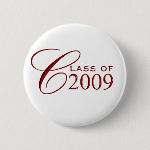 Class of 2009 Graduation 6 Cm Round Badge