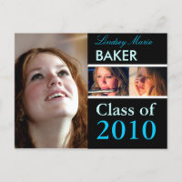 Class of 2010 Graduation Invitation Postcards