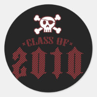Class of 2010-Punky Pirate Sticker