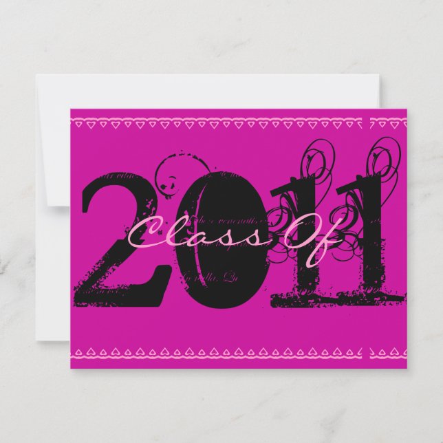 Class Of 2011 Graduation Invitation P101 (Front)