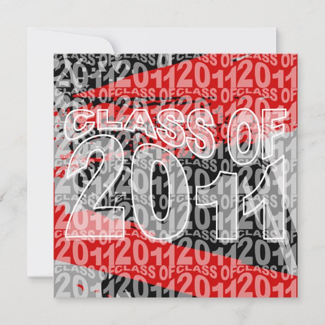 Class Of 2011 Graduation Invitation TXD296 (Front)