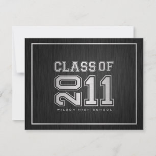 Class of 2011 Graduation Party Invitation (silver)