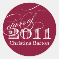 Class of 2011 Sticker- Customise it!