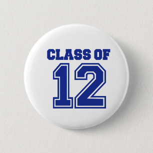 Class of 2012 6 cm round badge