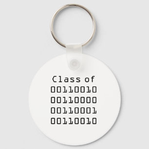 Class of 2012 Binary Keychain