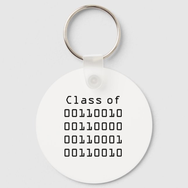 Class of 2012 Binary Keychain (Front)