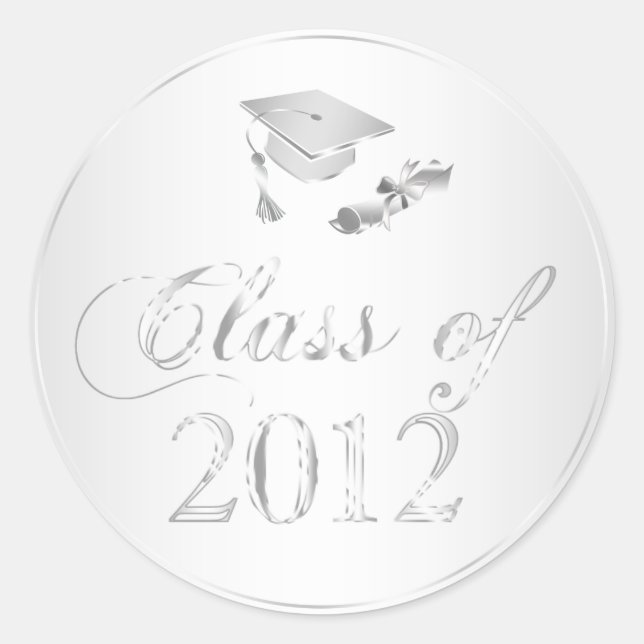 Class of 2012 Graduation Cap & Diploma Seals (Front)