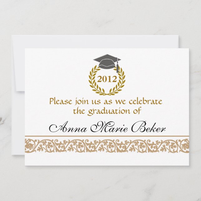 Class of 2012 Graduation Celebration Invitation (Front)