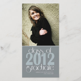 Class of 2012 High School Graduation Photo Card