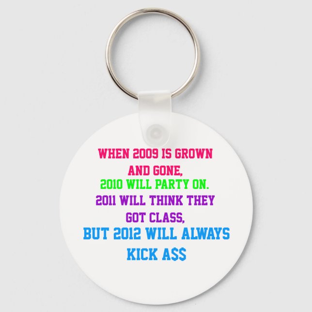 class of 2012 keychain (Front)