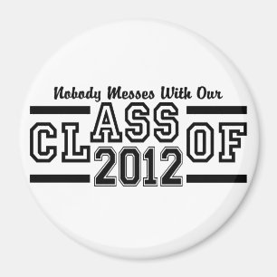 CLASS OF 2012 magnet - large & customizable
