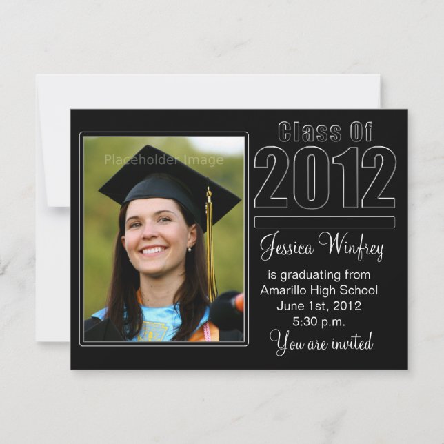 Class of 2012-Photo Graduation Announcement (Front)