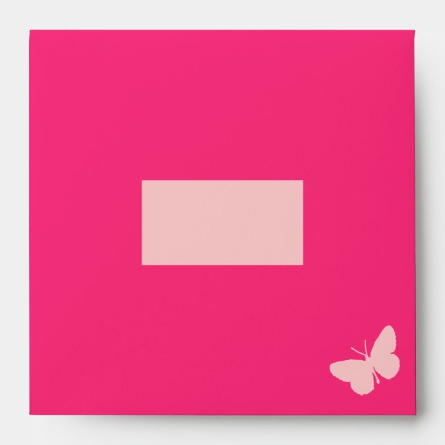 Class of 2012 - Pink Butterfly Envelope (Front)