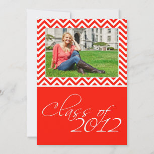 Class of 2012 Red Chevron SCROLL DOWN for 2013 Invitation