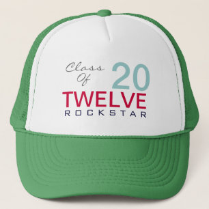 Class of 2012 ROCKSTAR Trucker Hat (Green)