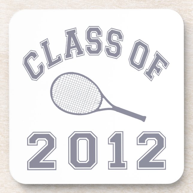 Class Of 2012 Tennis - Grey Coaster (Front)
