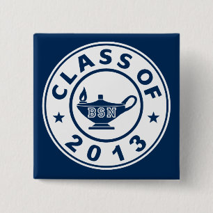 Class Of 2013 BSN 15 Cm Square Badge