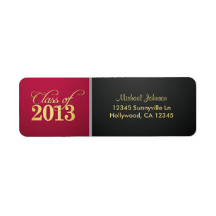 Class of 2013 Burgundy and Black