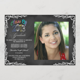 Class of 2013 Chalkboard Graduation Announcement